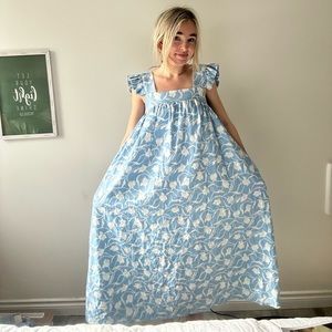 universal threads linen blend maxi dress